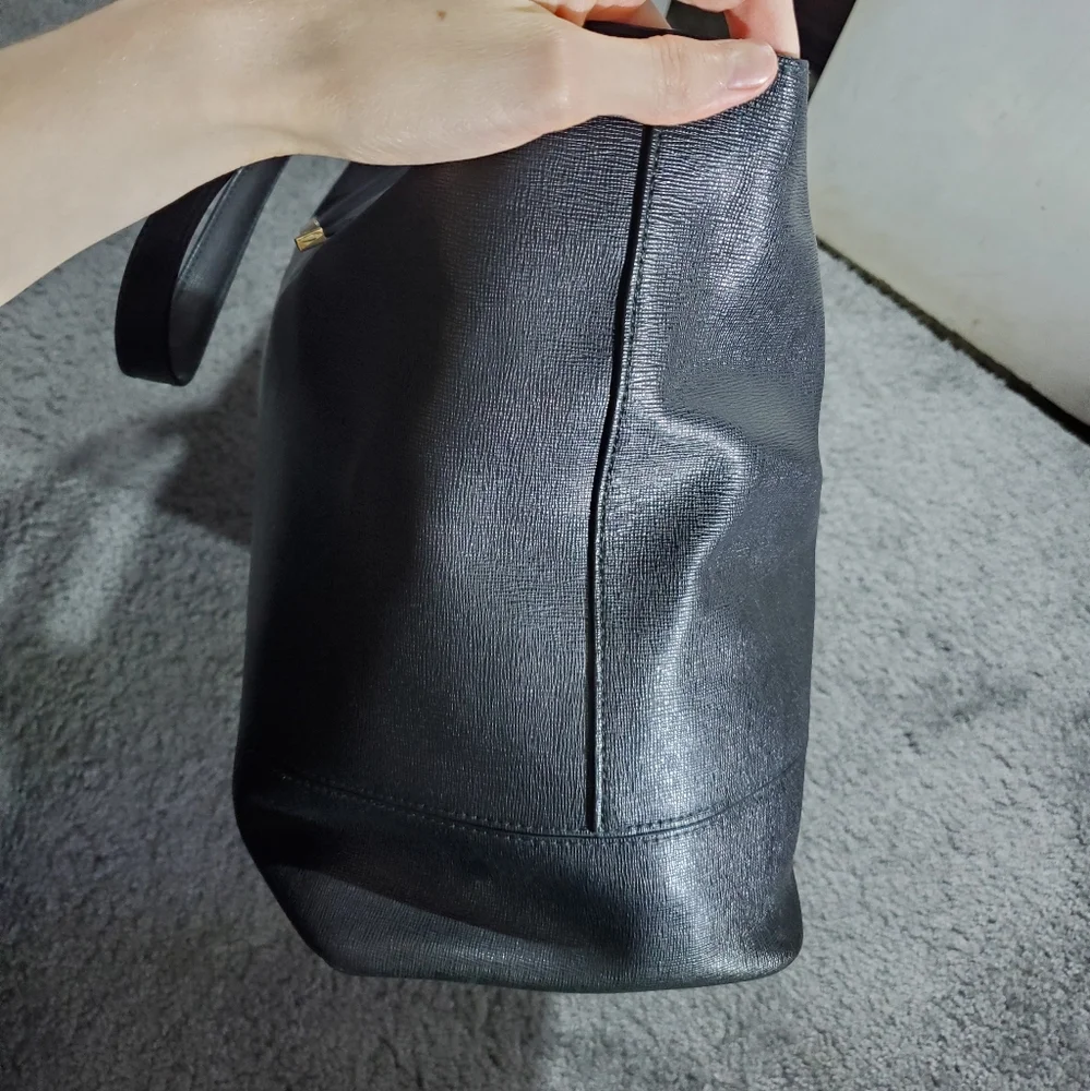 Furla Black Leather Tote